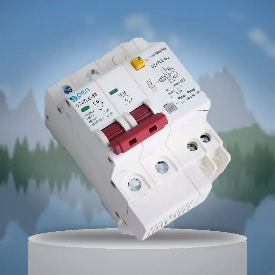 @PEN DZ47LE-63 RCBO 2P 32A / 63A 30mA – Residual Current Circuit Breaker with Overload Protection image 4