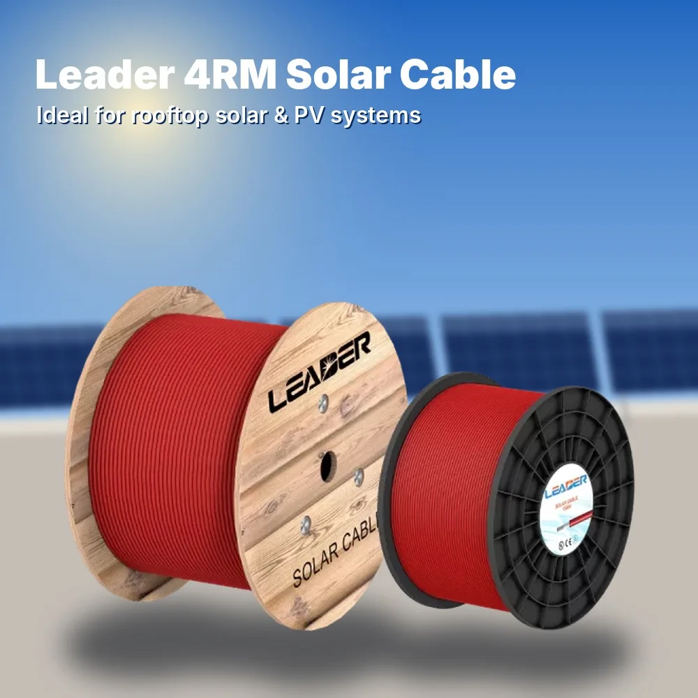 Leader 4RM Solar Cable (4mm² DC PV Cable) – Red / Black – Per Meter image 2