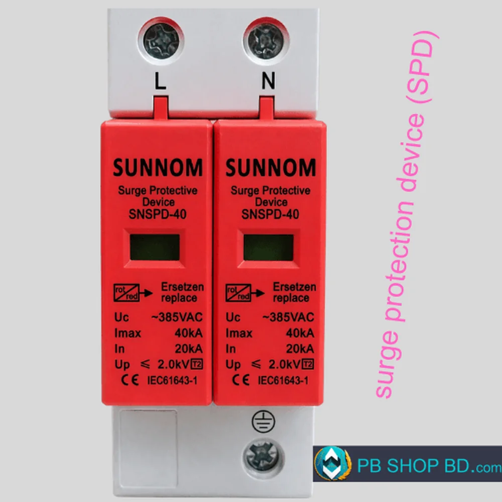 SUNNOM SNSPD-40 AC SPD 40kA real photo