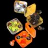 P61 Pro Transparent TWS Earbuds – Green Color