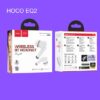 HOCO EQ2 True Wireless in Ear Earbuds – White Color