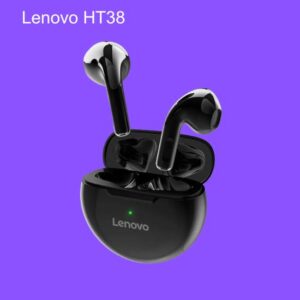 Lenovo HT38 True Wireless Bluetooth Earbuds – Black Color