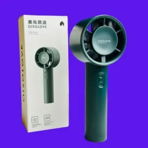 Xiaomi AISOLOVE F01 Handheld Turbo Fan (2000mAh Battery) – Green Color Xiaomi AISOLOVE F01 Handheld Turbo Fan (2000mAh Battery) – Green Color