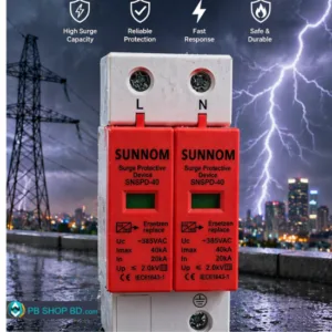 SUNNOM 40kA Surge Protection Device SUNNOM surge protection device 40kA lightning protector for electrical system
