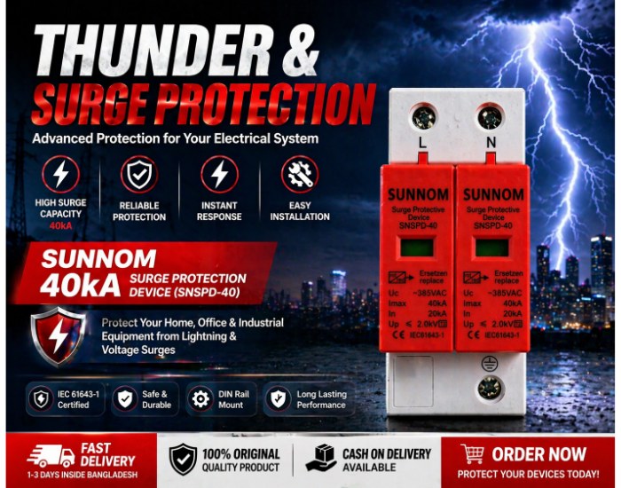 SUNNOM surge protection device 40kA