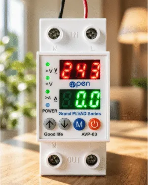 @pen AVP-63 63A Voltage & Current Protector in Bangladesh @pen AVP-63 63A voltage and current protector with adjustable over voltage, under voltage and over current protection