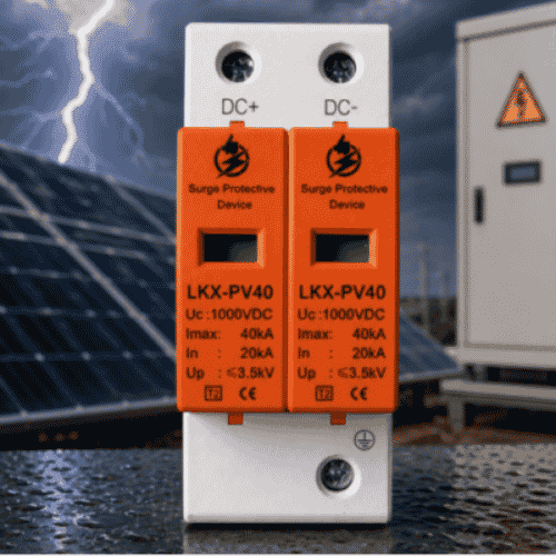LKKX-PV40 DC SPD 1000V LKKX-PV40 DC surge protection device 1000V 40kA for solar and dc system Bangladesh