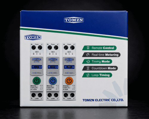 TOMZN TOB9S-VAP 63A WiFi Smart Circuit Breaker with Real-Time Energy Monitoring & TUYA Smart Life