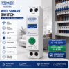 TOMZN TOB9S-VAP 63A WiFi Smart Circuit Breaker with Real-Time Energy Monitoring