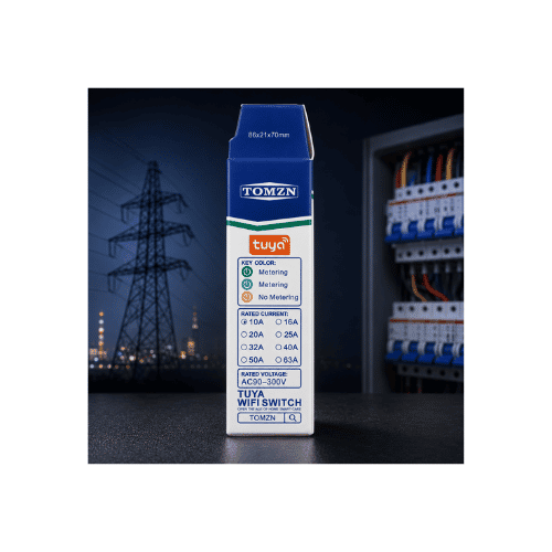 TOMZN TOB9S-VAP 63A WiFi Smart Circuit Breaker with Real-Time Energy Monitoring & TUYA Smart Life