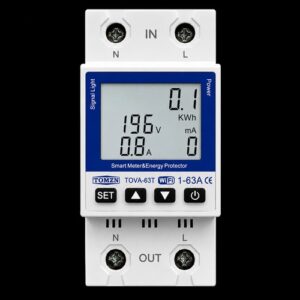 TOMZN TOVA-63T WiFi Smart Meter Energy Protector TOMZN TOVA-63T WiFi Smart Meter and Energy Protector 63A with Smart Life Tuya App