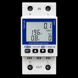TOMZN TOVA-63T WiFi Smart Meter Energy Protector TOMZN TOVA-63T WiFi Smart Meter and Energy Protector 63A with Smart Life Tuya App
