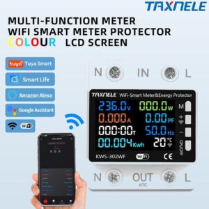 TAXNELE KWS-302WF WiFi Smart Energy Meter TAXNELE KWS-302WF WiFi Smart Energy Meter 63A