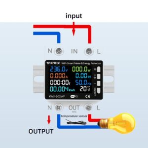 TAXNELE KWS-302WF WiFi Smart Energy Meter 63A